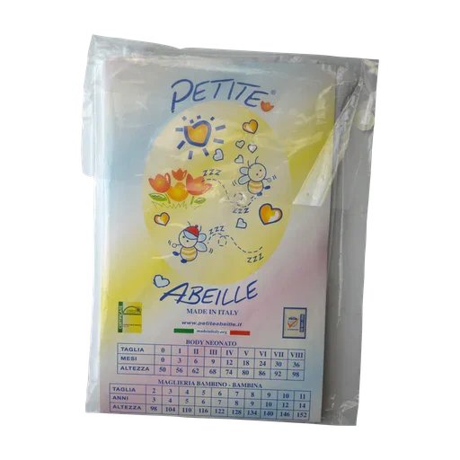 Petit Abielle - Sleeveless White Baby Bodysuit – 100% Cotton – Made in Italy (Ages 3–24 Months)