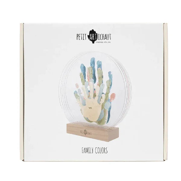 Petit Artichaut® - Petit Artichaut® Family Colors – Interactive Wooden Figurine Painting Kit