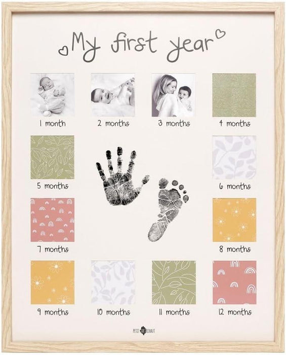 Petit Artichaut® - Petit Artichaut® My First Year – Wooden Milestone Frame