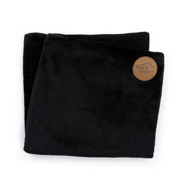 Petit Coulou Minky Blankie for Baby Car Seats - Moka