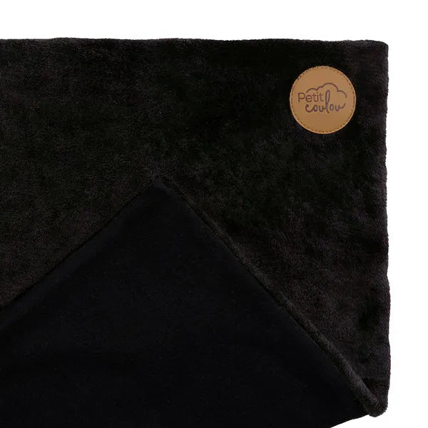 Petit Coulou Minky Blankie for Baby Car Seats - Moka