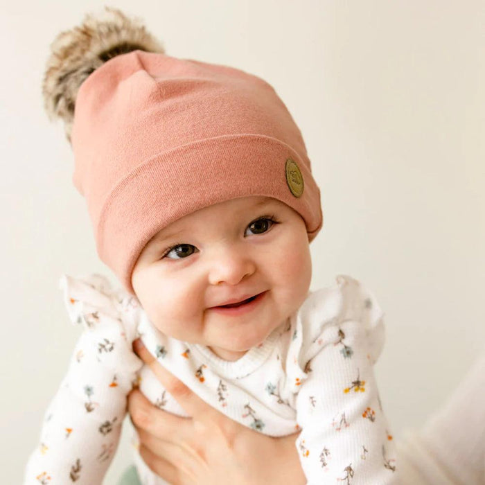 Petit Coulou® - Petit Coulou Baby Mid-Season Pom-pom Beanies - Organic Cotton