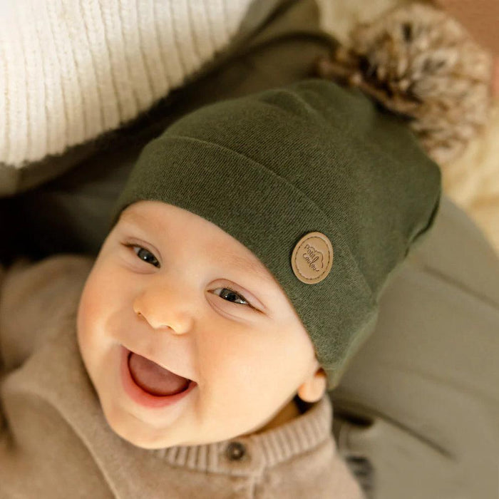Petit Coulou® - Petit Coulou Baby Mid-Season Pom-pom Beanies - Organic Cotton