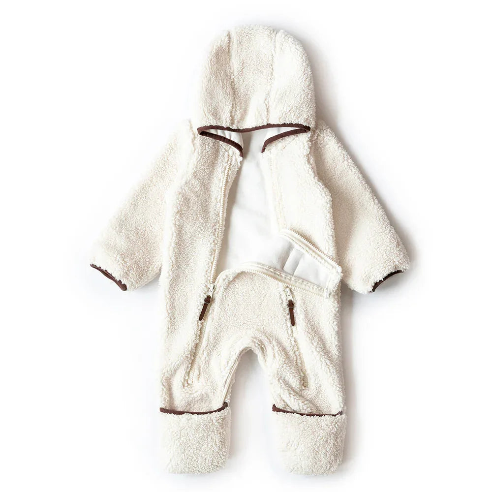 Petit Coulou® - Petit Coulou Sherpa One-Piece Fall/Winter Jumpsuit (6-18m)