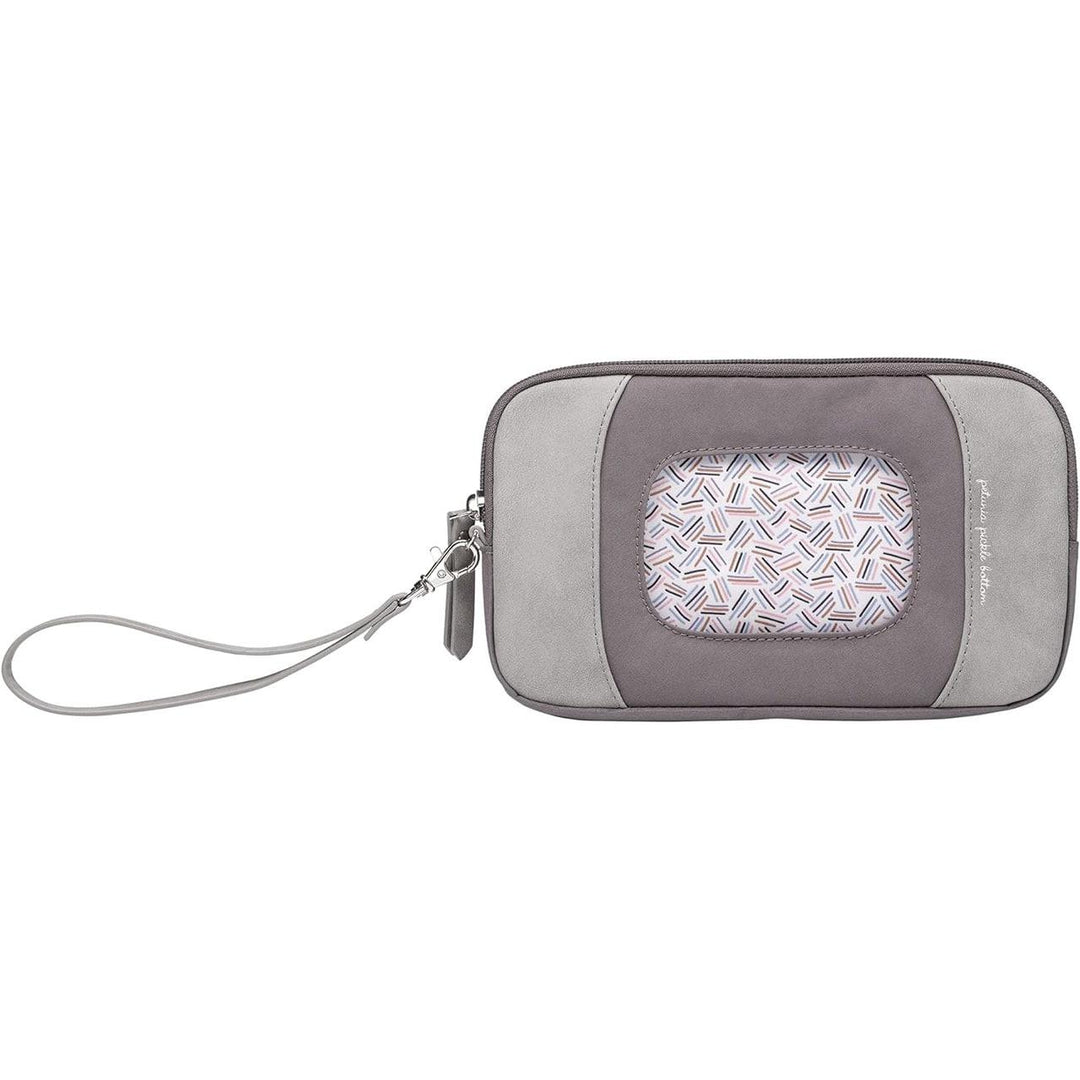 Petunia Pickle Bottom® - Petunia Pickle Bottom At-the-Ready Wipes Wristlet Case - Pewter