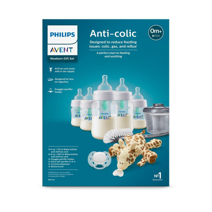 Philips Avent® - Philips Avent® Anti-colic Baby Bottle with AirFree Vent Newborn GiftSet With Ultra So