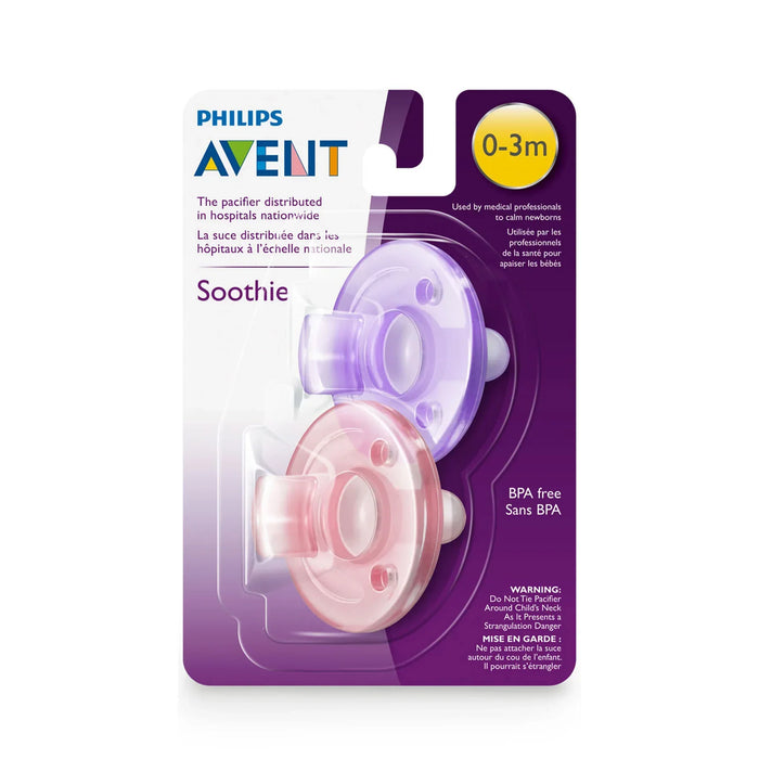 Philips Avent® - Philips Avent Soothie Classic Round Shaped One Piece Pacifiers - 2 Pack
