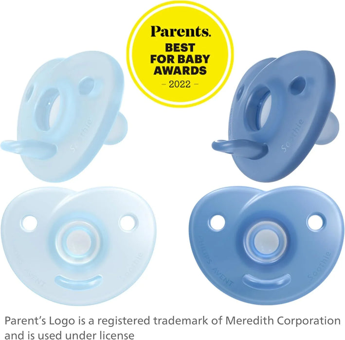 Philips Avent® - Philips Avent Soothie Heart One Piece Pacifiers - 2 Pack