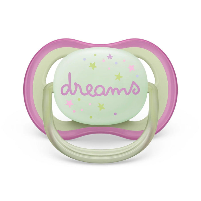Philips Avent® - Philips Avent Ultra Air Nighttime Pacifier 2pk - 0-6m - Lilac Dragonfly + Dreams