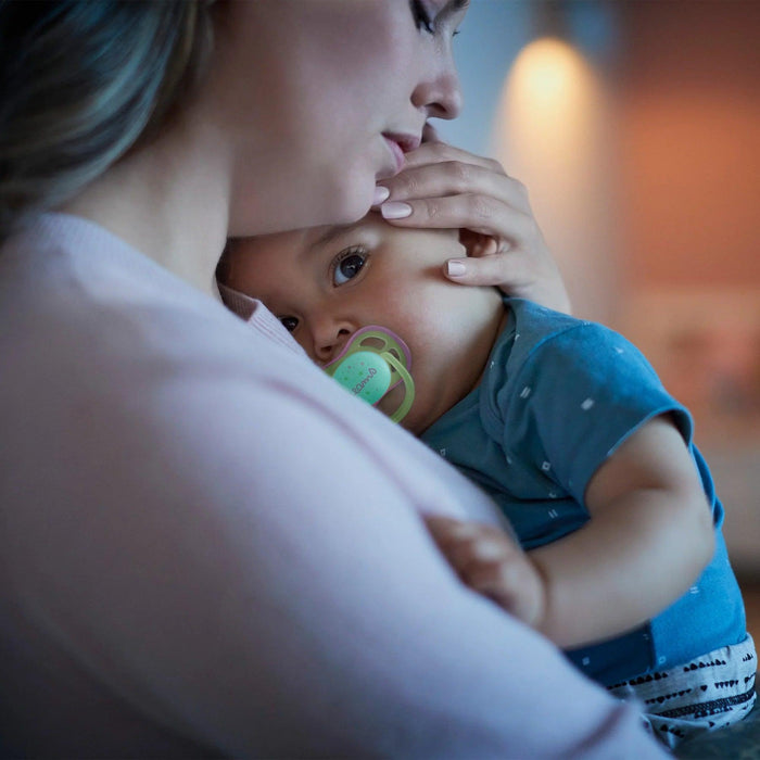 Philips Avent® - Philips Avent Ultra Air Nighttime Pacifier 2pk - 0-6m - Lilac Dragonfly + Dreams