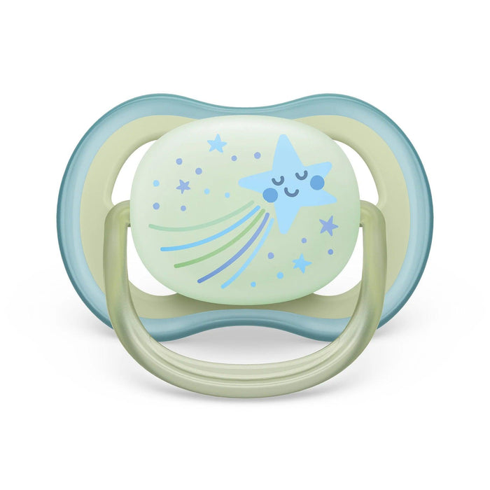 Philips Avent® - Philips Avent Ultra Air Nighttime Pacifier 2pk - 0-6m - Smiling Star + Owl