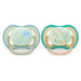 Philips Avent® - Philips Avent Ultra Air Nighttime Pacifier 2pk - 0-6m - Smiling Star + Owl