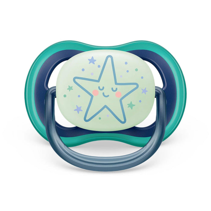 Philips Avent® - Philips Avent Ultra Air Nighttime Pacifier 2pk - 6-18m - Sleeping Star + Moon