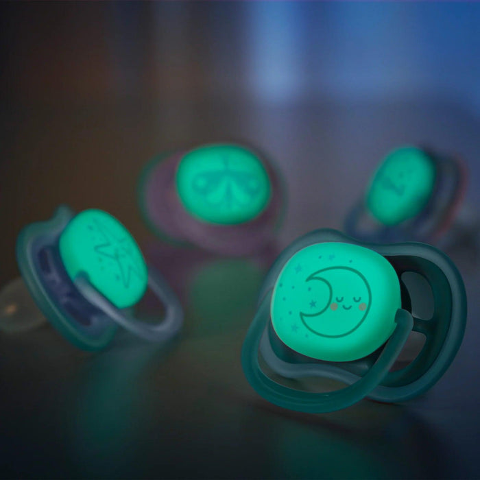 Philips Avent® - Philips Avent Ultra Air Nighttime Pacifier 2pk - 6-18m - Sleeping Star + Moon