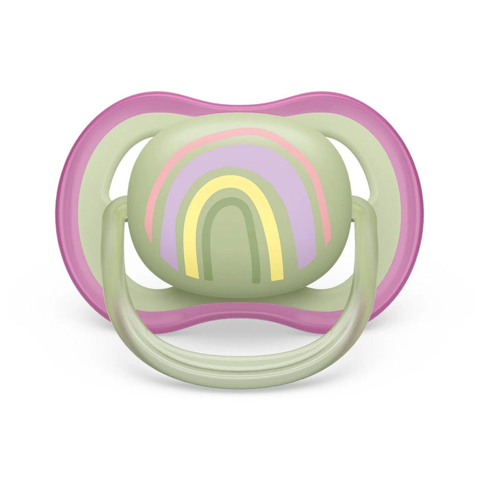 Philips Avent® - Philips Avent Ultra Air Pacifier 2pk - 0-6m - Lilac Sun+Green Rainbow