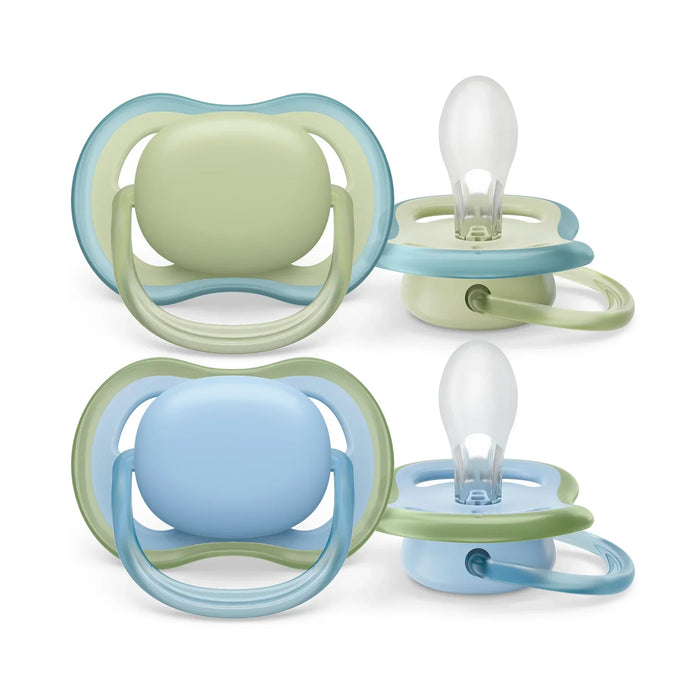 Philips Avent® - Philips Avent Ultra Air Pacifier 2pk - 0-6m - Pastel Green + Celestial Blue