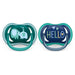 Philips Avent® - Philips Avent Ultra Air Pacifier 2pk - 18m+ - Opal Elephant + Blue Hello