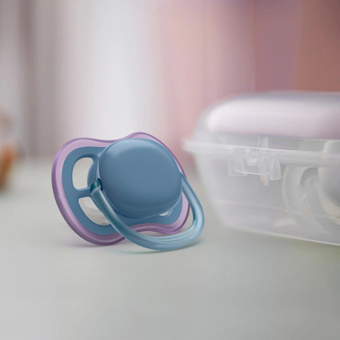 Philips Avent® - Philips Avent Ultra Air Pacifier 2pk - 6-18m - Blue Hush+Lush Lilac