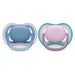 Philips Avent® - Philips Avent Ultra Air Pacifier 2pk - 6-18m - Blue Hush+Lush Lilac
