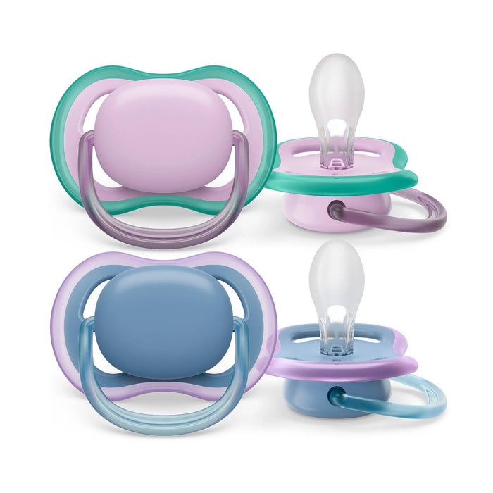 Philips Avent® - Philips Avent Ultra Air Pacifier 2pk - 6-18m - Blue Hush+Lush Lilac