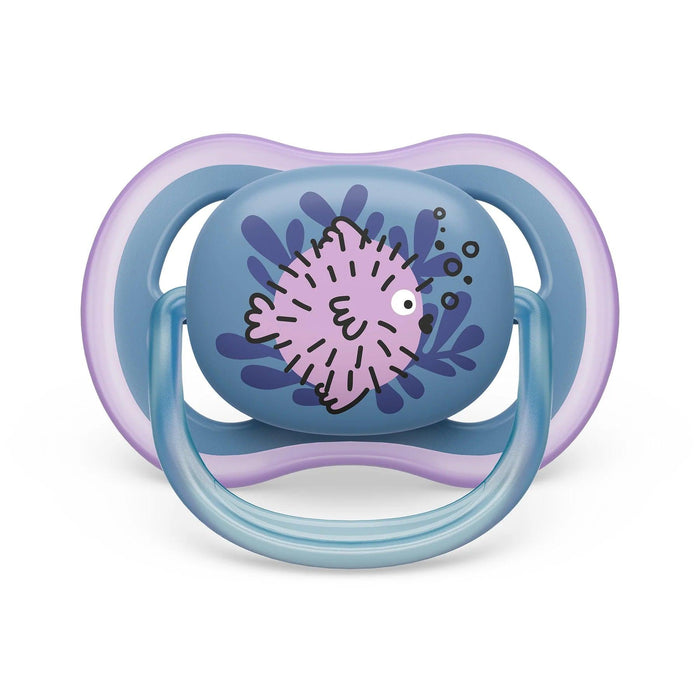 Philips Avent® - Philips Avent Ultra Air Pacifier 2pk - 6-18m - Puffer Fish + Sea Horse