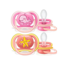Philips Avent® - Philips Avent Ultra Air Pacifiers Whale & Starfish Prints - 6-18m - Pack of 2