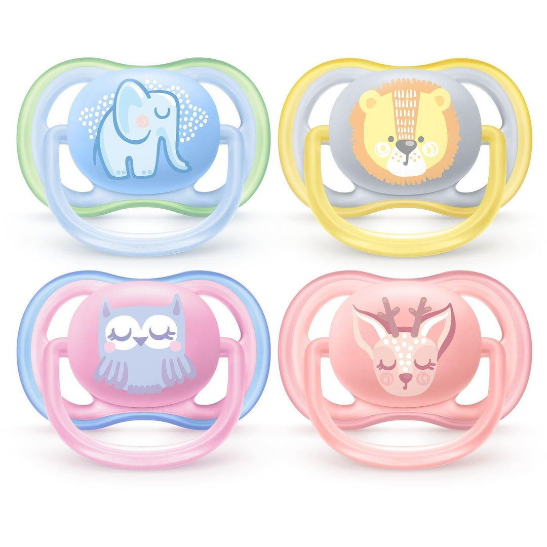 Philips Avent® - Philips Avent Ultra Air Pacifiers with Animals 0-6m - Pack of 2