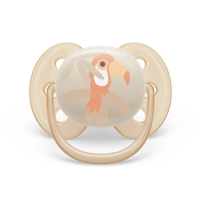 Philips Avent® - Philips Avent Ultra Soft Pacifier 2pk - 0-6m - Toucan + Green Leaves