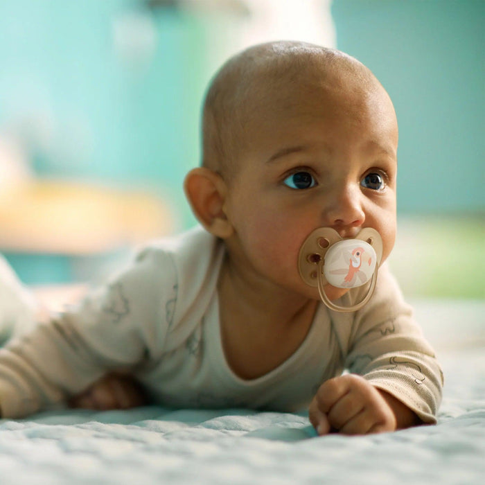 Philips Avent® - Philips Avent Ultra Soft Pacifier 2pk - 0-6m - Toucan + Green Leaves