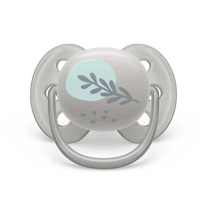 Philips Avent® - Philips Avent Ultra Soft Pacifier 2pk - 6-18m - Blue Dove+Silver Leaf