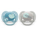 Philips Avent® - Philips Avent Ultra Soft Pacifier 2pk - 6-18m - Blue Dove+Silver Leaf