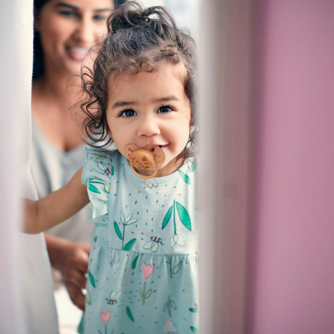 Philips Avent® - Philips Avent Ultra Soft Pacifier 2pk - 6-18m - Violet Puppy+Orange Leaves