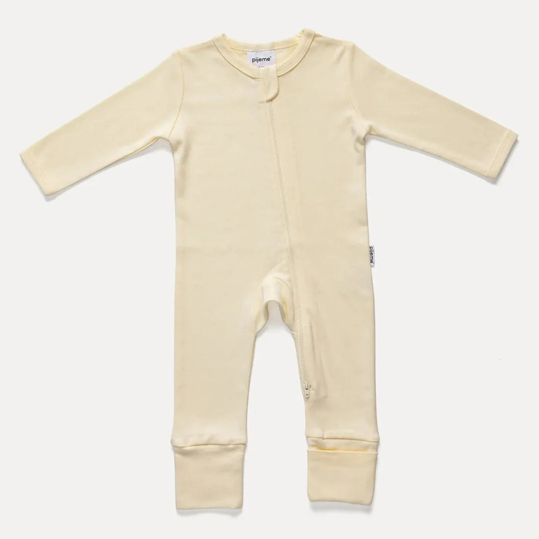 Pijeme® - Pijeme® Organic Cotton All in One Baby & Toddler Sleeper with Foldable Foot Cuffs