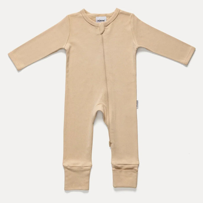 Pijeme® - Pijeme® Organic Cotton All in One Baby & Toddler Sleeper with Foldable Foot Cuffs