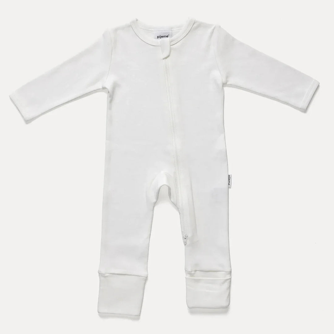 Pijeme® - Pijeme® Organic Cotton All in One Baby & Toddler Sleeper with Foldable Foot Cuffs