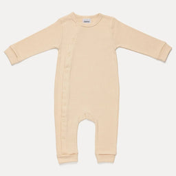 Pijeme® - Pijeme® Organic Cotton Baby Rib Knit Romper with Wrist & Ankle Fold-Over Cuffs