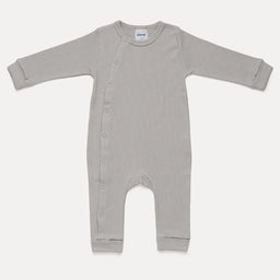 Pijeme® - Pijeme® Organic Cotton Baby Rib Knit Romper with Wrist & Ankle Fold-Over Cuffs