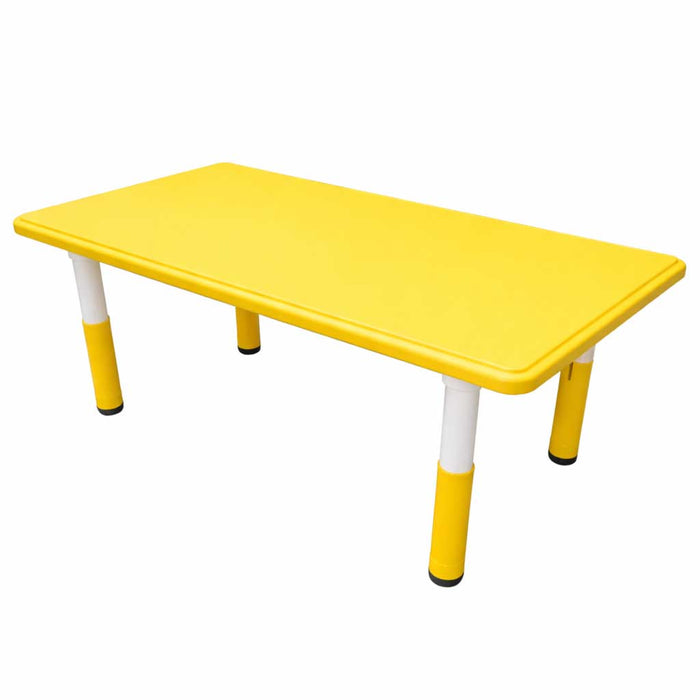 Table Rectangulaire pour Garderie – Réglable, Solide et Sécuritaire (120 cm × 60 cm)