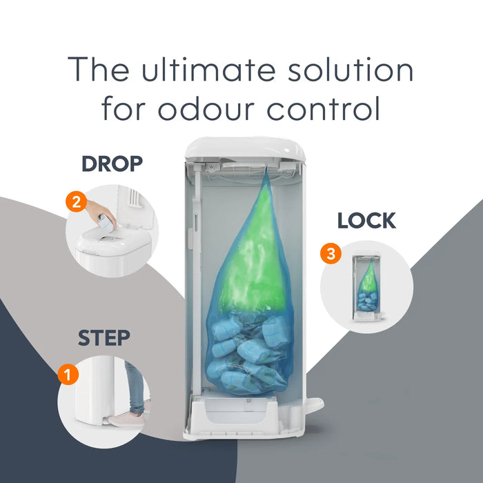 Playtex® Diaper Genie® Platinum Diaper Pail with 18 Bags – Lily White