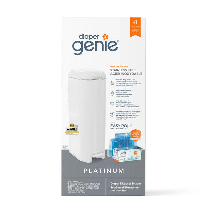 Playtex® Diaper Genie® Platinum Diaper Pail with 18 Bags – Lily White
