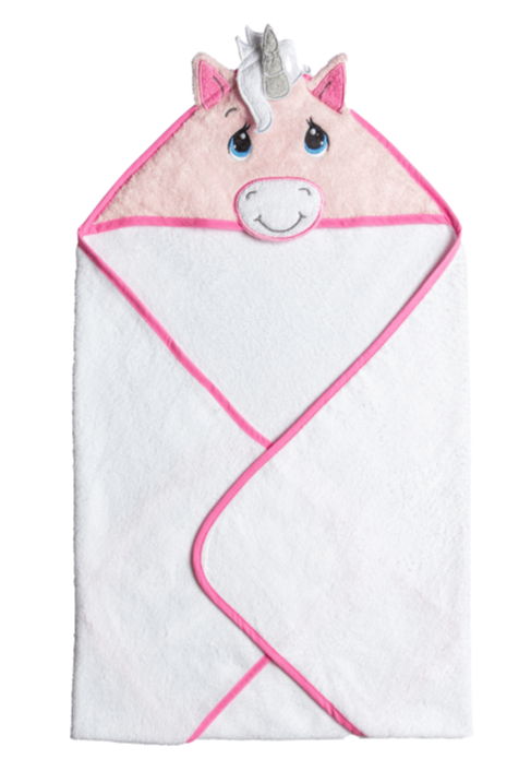 Precious Moments 100% Cotton Hooded Animal Towel