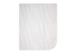 Precious Moments Blanket Mini Safari white baby blanket with thin black stripes laid flat.