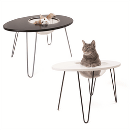 PrimeTime Petz - PrimeTime Petz NestEgg Cat Bed/Side Table Black