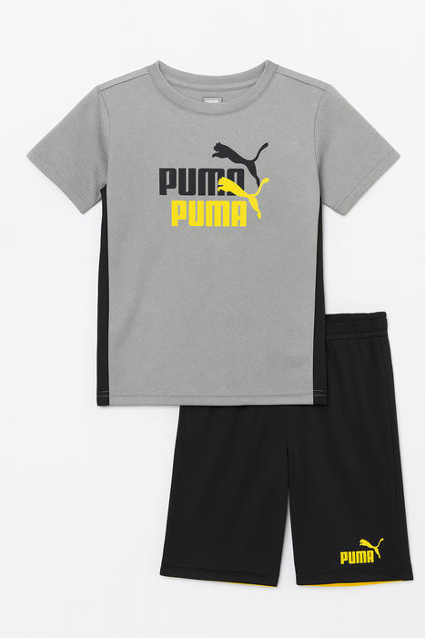 Ensemble t-shirt et short Puma® pour bébé (0-9 mois)