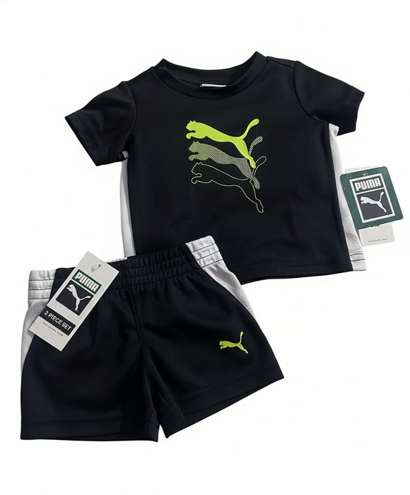 Ensemble t-shirt et short Puma® pour bébé (0-9 mois)