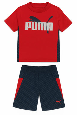 PUMA® - Puma® Baby Tee & Shorts Set – 2-Piece Outfit for Infants (0-9m)