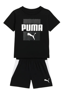 PUMA® - Puma® Baby Tee & Shorts Set – 2-Piece Outfit for Infants (0-9m)