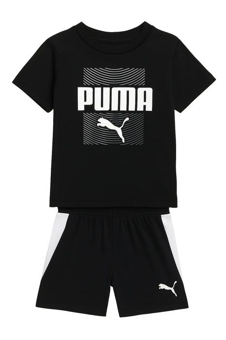 PUMA® - Puma® Baby Tee & Shorts Set – 2-Piece Outfit for Infants (0-9m)