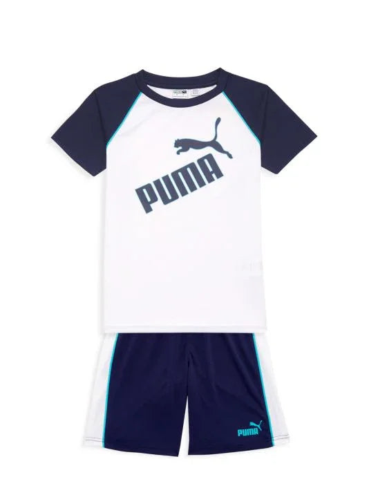 PUMA® - Puma® Baby Tee & Shorts Set – 2-Piece Outfit for Infants (0-9m)