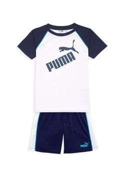 PUMA® - Puma® Baby Tee & Shorts Set – 2-Piece Outfit for Infants (0-9m)